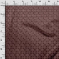 oneOone Poliészter Spande Gesztenyebarna szövet Geometriai varrás anyag nyomtatási Szövet az udvaron széles