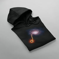 Nagy spirál galaxis kapucnis férfi-kép készítette Shutterstock, férfi kicsi