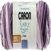 Caron Egyszerűen Puha Ombres Fonal 24 Pk-Szőlő Lila