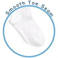 Jefferies Socks Girls Low Cut Pom Pom zokni 2-Pack, Méret XS-M