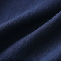 Oalirro csipke Nadrág Flowy Vintage kék széles nadrág a nők magas derekú L