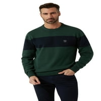 Chaps férfiak és nagy férfiak eredeti pamut legénység színű blokk pulóver