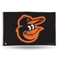 RICO Industries - MLB Foot Foot Banner zászló, Baltimore Orioles