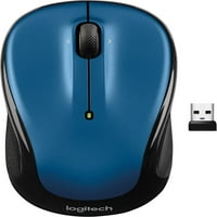 Logitech M325s Vezeték Nélküli Egér, 2. GHz USB vevővel, DPI optikai, Kék