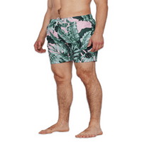 Maui és fiai férfi rózsaszín pálma medence rövid, S-xl méretű