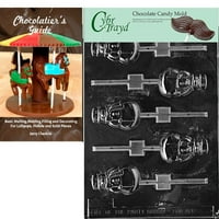 Cybrtrayd hóember Lolly karácsonyi csokoládé cukorka penész a mi Chocolatier útmutató használati utasítás