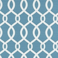 Sohome Cozy Living Kochi Lattice Fatigue Konyha szőnyeg, Kék kék fehér, 20 X36