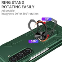 Kompatibilis a Samsung Galaxy Z Fold esetében Kickstand, beépített 360 db forgatni gyűrű állvány mágneses kemény fedél