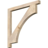 Ekena Millwork 1 2 W 46 D 46 H Westlake Block Smooth Bracket, Douglas FIR