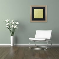 Védjegy Szépművészet Tulip Vines I Canvas Art készítette: Jennifer Nilsson, Black Matte, Birch Frame