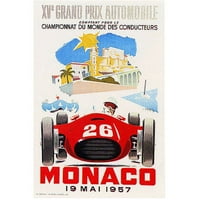 Védjegy képzőművészet Monaco II vászon művészet George Ham, 18x24