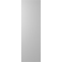 Ekena Millwork 15 W 80 H True Fit PVC átlós slat modern stílusú rögzített redőnyök, alapozva