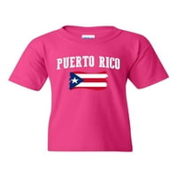 - Nagy lányok pólók és Tank felsők, akár nagy lányok mérete-Puerto Rico zászló