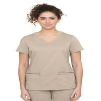 Gyógyító kezek Lila címke Női Júlia 2-Pocket Scrub Top