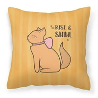 Óvoda Rise And Shine macska szövet dekoratív párna