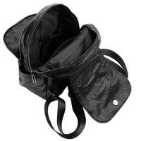Luccia vegán bőr elegáns hátizsák utazáshoz, iskolához, munkához, napi használathoz állítható hevederekkel és cipzáras