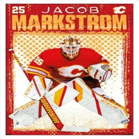 Calgary Flames-Jacob Markstrom Fali Poszter, 22.375 34