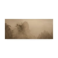 Védjegy képzőművészet 'Elveszett A ködben' vászon művészet Dan Ballard