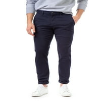 S. Polo Assn. Férfi karcsú, egyenes nyújtó twill chino