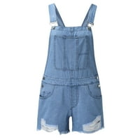 Pianpianzi Női Jumpsuits alkalmi termés nadrág Jumpsuits Női Női Romper Női Shortalls alapvető Stretch farmer farmer