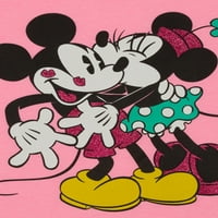 Lányok Minnie és Mickey grafikus póló