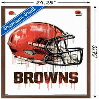 Cleveland Browns-Csepegtető Sisak Fali Poszter, 22.375 34