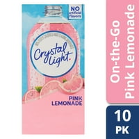Crystal Light On-The-Go Rózsaszín Limonádé, - 0. oz csomagok