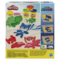 Play-Doh Pj maszkok hős készlet kézműves tevékenység Játék Gyerekeknek 3 + dobozokkal