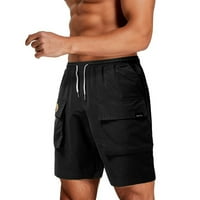 Elneeya Egyszínű férfi rövidnadrág nyári Divatmintás Férfi nadrág Gyorsan száradó laza alkalmi sportruházat rövidnadrág