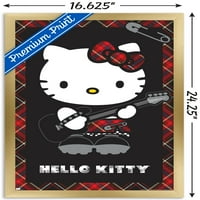 Hello Kitty-Punk Fal Poszter, 14.725 22.375 Keretes