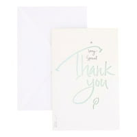 Köszönöm Üdvözlőkártya bárkinek - egy nagyon különleges köszönöm-Deluxe, hegyű betét, texturált papír, Lézervágás;