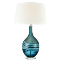 Elk Home Laconia Bay 32 magas 1-könnyű asztali lámpa-kék, tökéletes hálószobához, íróasztalhoz vagy asztalhoz