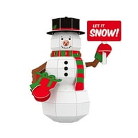Sheraeo karácsonyi ajándék 3d papír test Puzzle Mikulás hóember Elk gyermekjáték, Karácsonyi ajándékok gyerekeknek