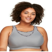 Glamorise Teljes Ábra Molett Nem-Ugrál Camisole Sport Melltartó Wirefree 1066