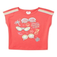 Garanimals lányok tavaszi nyári szalagos Dolman póló