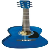 Reynolds JR14TBL-a 36 Akusztikus gitár kis test átlátszó kék
