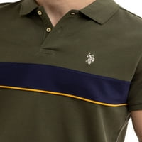 S. Polo Assn. Férfi színblokk póló ing