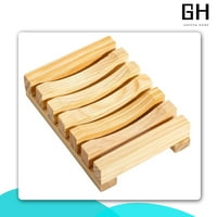 Szappantartó Tartó, Természetes Fából Készült Szappan Tok