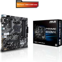 Asus Prime B550m-K asztali alaplap, AMD B lapkakészlet, Socket AM4, Micro ATX