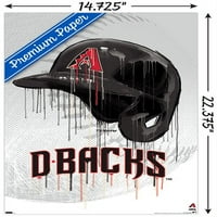 Arizona Diamondbacks - Drip sisak fali poszter, 14.725 22.375