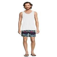 Jaws Men's Shark Stripes Graphic 6.5 Swim Trunks nyújtással