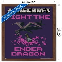 Minecraft-Küzdelem Az Ender Sárkány Fal Poszter, 14.725 22.375