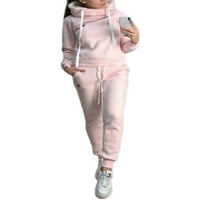 Frontwalk női kapucnis ruhák Melegítőruha Melegítőruha szett jóga Melegítőnadrág futó kocogó Pulóver Női Activewear