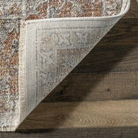 Nuloom Leanne hagyományos elhalványult béren kívüli szőnyeg, 4 '6', bézs