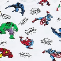 Avengers Baby Boys Bodysuits, 3-Pack, Méretek Hónapok- Hónapok