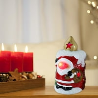 LED dekoratív lámpák karácsonyi dekorációhoz, dekoratív éjszakai fények, hálószoba, Party, környezeti fények, gyertya