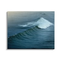 Stupell Indtries fehér sapka strand dagály bejövő hullám nyugodt vizek, 16, Ian Winstanley tervezése