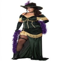 A szalon Madame Plus Size női felnőtt Halloween jelmez