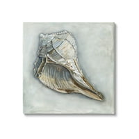 Stupell Industries tengeri kagylóhéjfestmény galéria csomagolt vászon nyomtatott fali művészet, Design készítette: