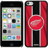 Detroit Red Wings Jersey Stripe Design az iPhone 5C Thinshield Snap-on tokon